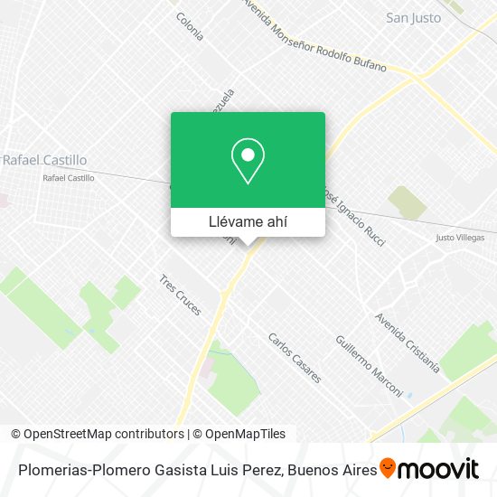 Mapa de Plomerias-Plomero Gasista Luis Perez
