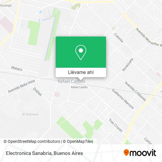 Mapa de Electronica Sanabria
