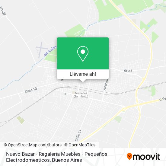 Mapa de Nuevo Bazar - Regaleria Muebles - Pequeños Electrodomesticos