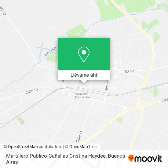 Mapa de Martillero Publico-Cañellas Cristina Haydee