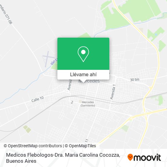Mapa de Medicos Flebologos-Dra. Maria Carolina Cocozza