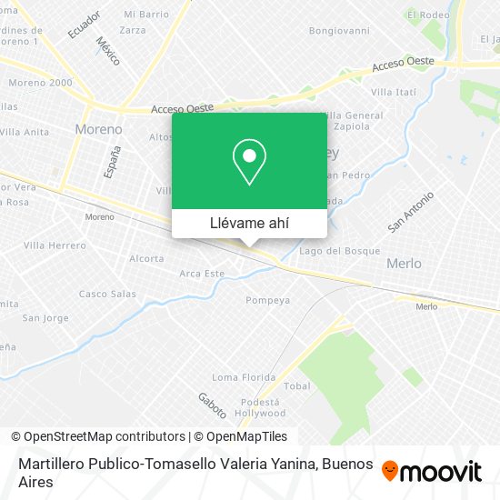 Mapa de Martillero Publico-Tomasello Valeria Yanina