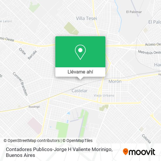 Mapa de Contadores Publicos-Jorge H Valiente Morinigo