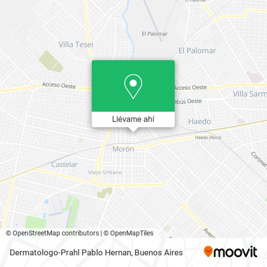 Mapa de Dermatologo-Prahl Pablo Hernan