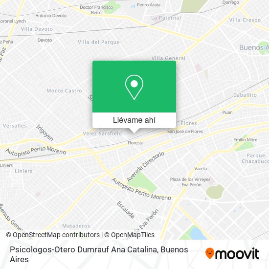 Mapa de Psicologos-Otero Dumrauf Ana Catalina