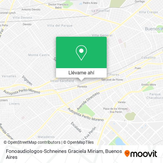 Mapa de Fonoaudiologos-Schneines Graciela Miriam