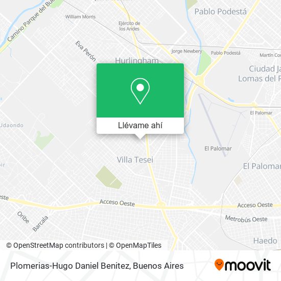 Mapa de Plomerias-Hugo Daniel Benitez