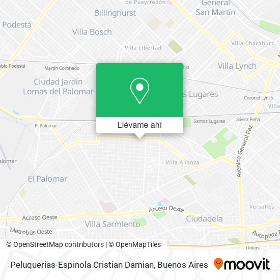 Mapa de Peluquerias-Espinola Cristian Damian