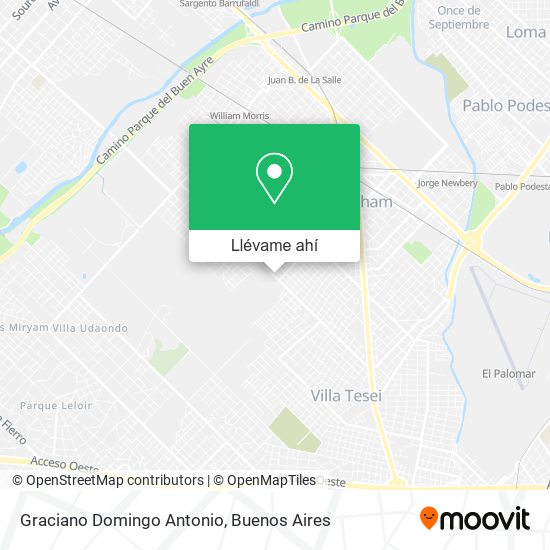 Mapa de Graciano Domingo Antonio