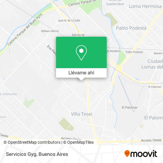 Mapa de Servicios Gyg