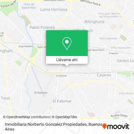 Mapa de Inmobiliaria Norberto Gonzalez Propiedades