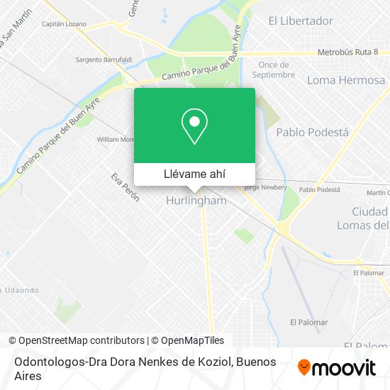 Mapa de Odontologos-Dra Dora Nenkes de Koziol