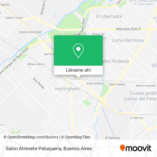 Mapa de Salon Atrevete-Peluqueria