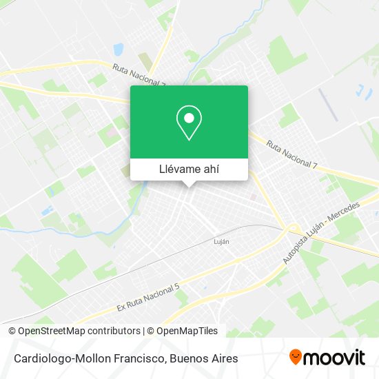 Mapa de Cardiologo-Mollon Francisco