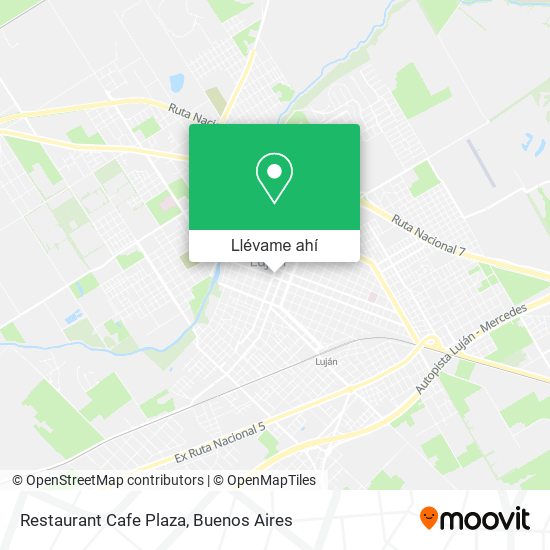 Mapa de Restaurant Cafe Plaza