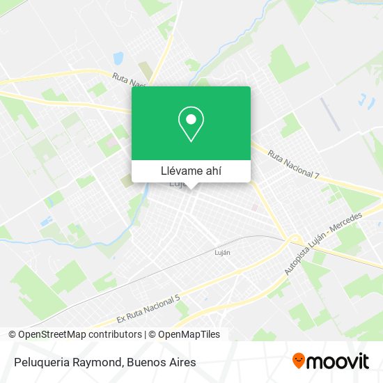 Mapa de Peluqueria Raymond