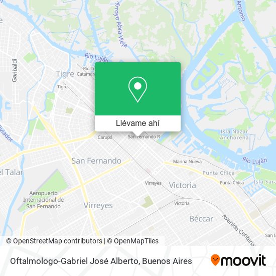 Mapa de Oftalmologo-Gabriel José Alberto