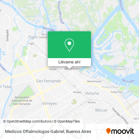 Mapa de Medicos Oftalmologos-Gabriel