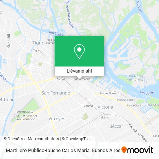 Mapa de Martillero Publico-Ipuche Carlos Maria