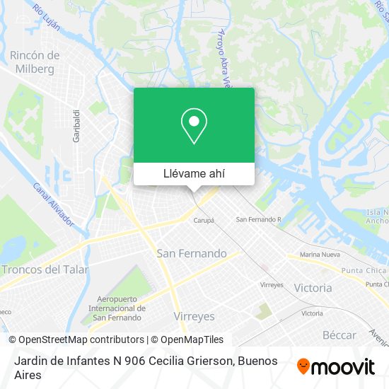 Mapa de Jardin de Infantes N 906 Cecilia Grierson