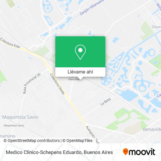 Mapa de Medico Clinico-Schepens Eduardo