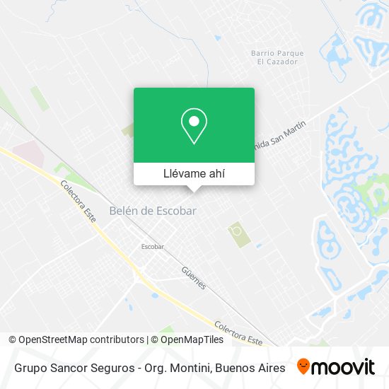 Mapa de Grupo Sancor Seguros - Org. Montini