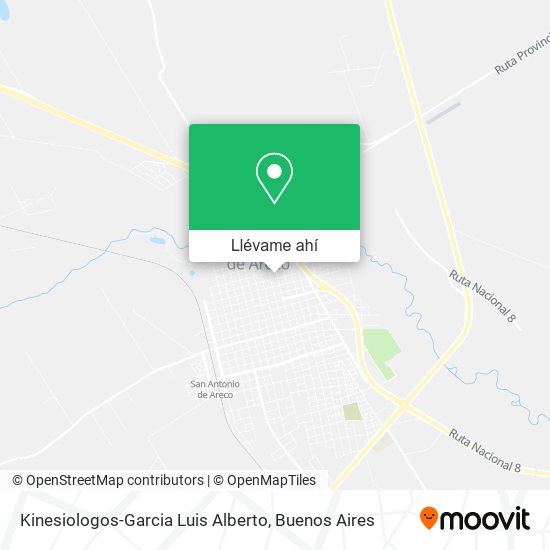 Mapa de Kinesiologos-Garcia Luis Alberto