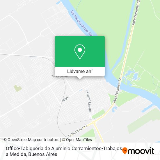Mapa de Office-Tabiqueria de Aluminio Cerramientos-Trabajos a Medida