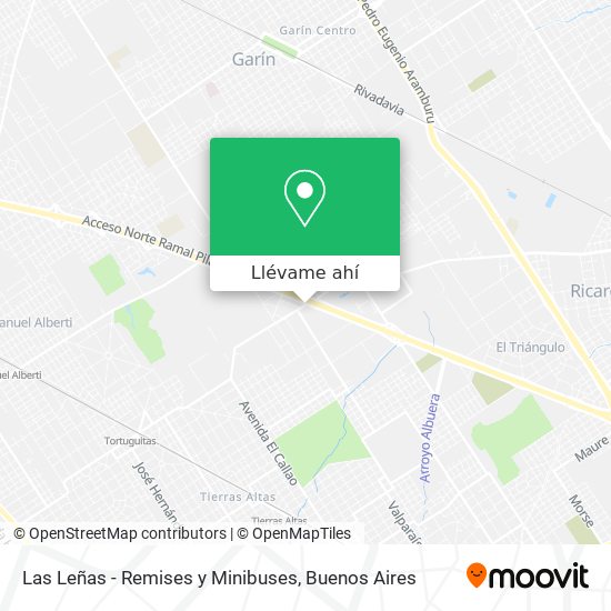 Mapa de Las Leñas - Remises y Minibuses