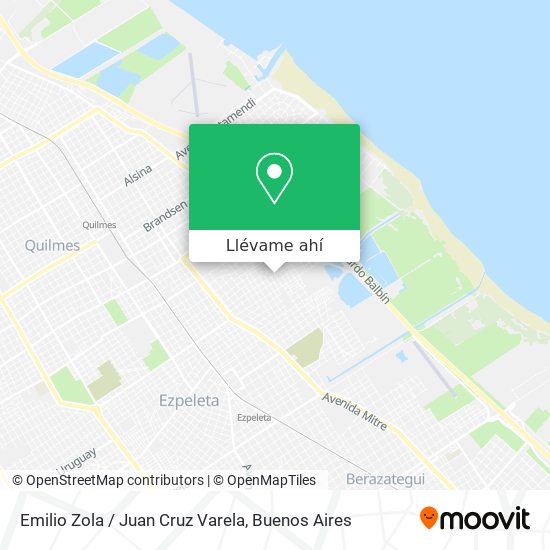 Mapa de Emilio Zola / Juan Cruz Varela