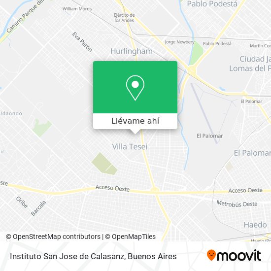 Mapa de Instituto San Jose de Calasanz
