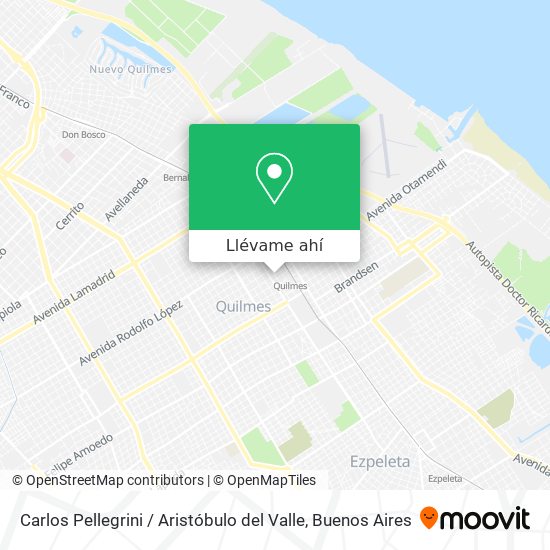 Mapa de Carlos Pellegrini / Aristóbulo del Valle