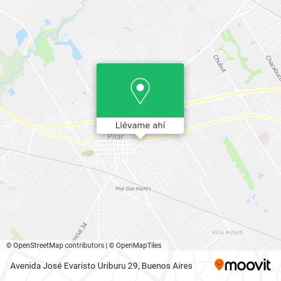 Mapa de Avenida José Evaristo Uriburu 29