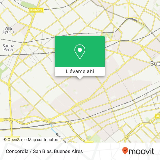 Mapa de Concordia / San Blas