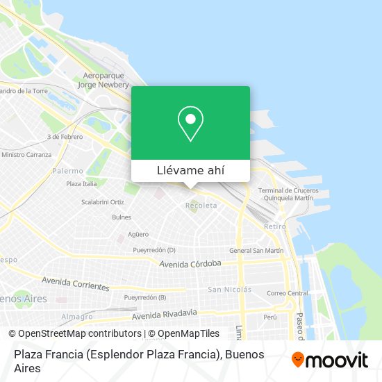 Mapa de Plaza Francia (Esplendor Plaza Francia)