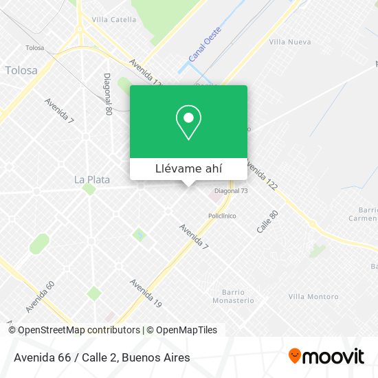 Mapa de Avenida 66 / Calle 2