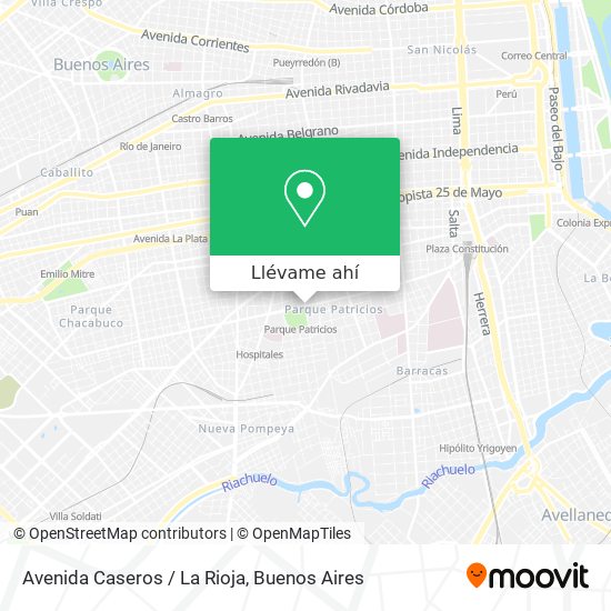 Mapa de Avenida Caseros / La Rioja