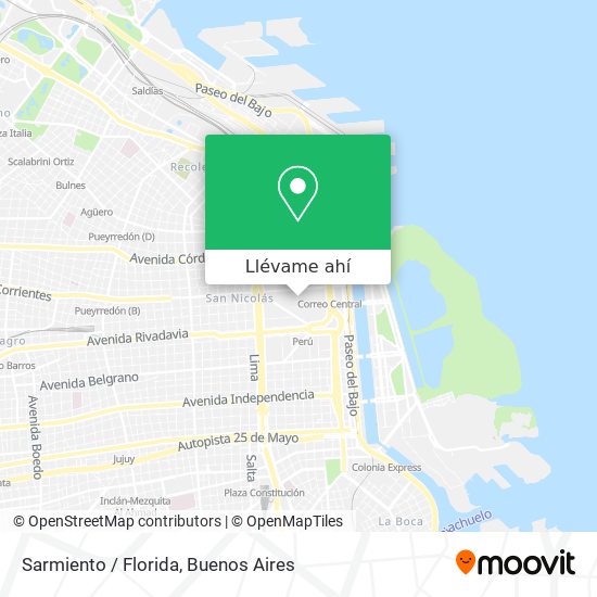 Mapa de Sarmiento / Florida