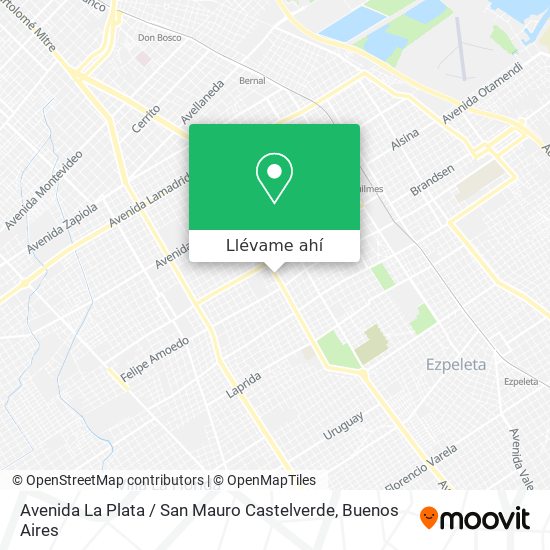 Mapa de Avenida La Plata / San Mauro Castelverde