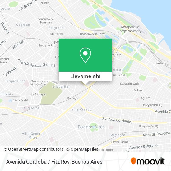 Mapa de Avenida Córdoba / Fitz Roy
