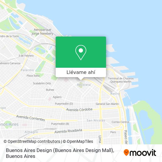 Mapa de Buenos Aires Design