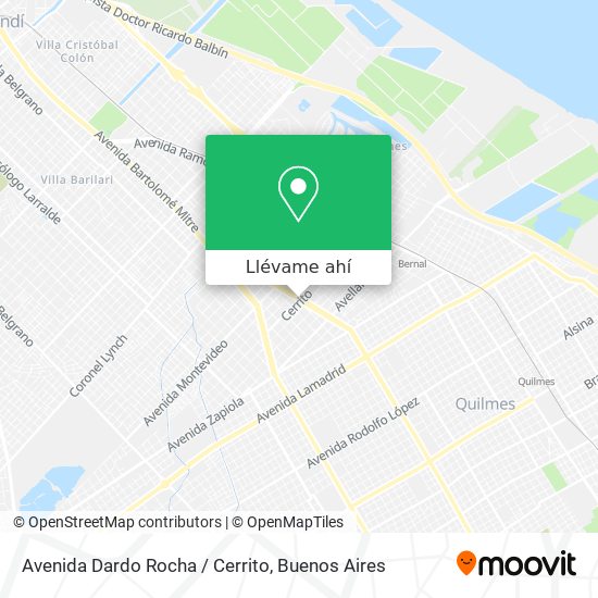 Mapa de Avenida Dardo Rocha / Cerrito