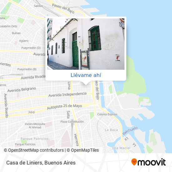 Mapa de Casa de Liniers