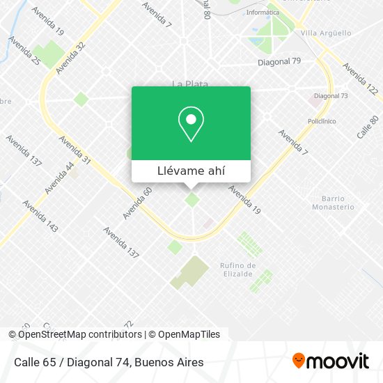 Mapa de Calle 65 / Diagonal 74