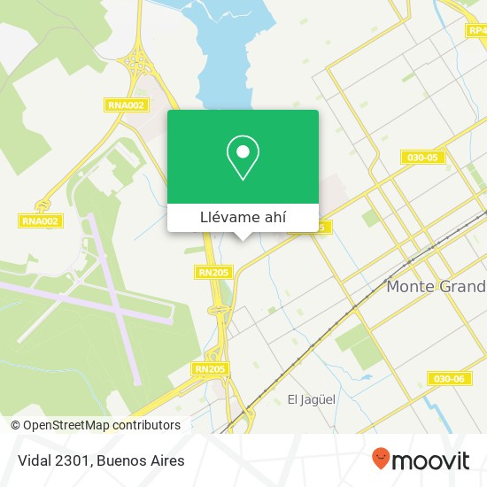 Mapa de Vidal 2301