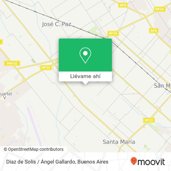 Mapa de Díaz de Solís / Ángel Gallardo