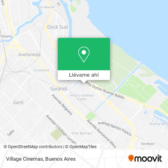 Mapa de Village Cinemas