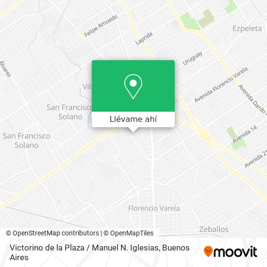 Mapa de Victorino de la Plaza / Manuel N. Iglesias