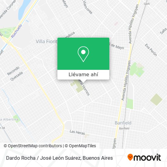 Mapa de Dardo Rocha / José León Suárez