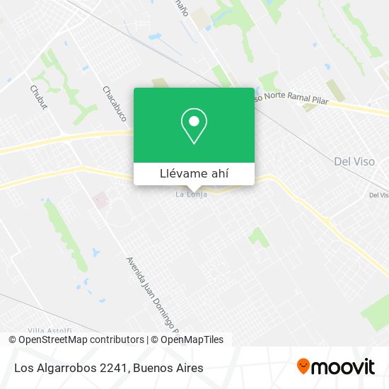 Mapa de Los Algarrobos 2241